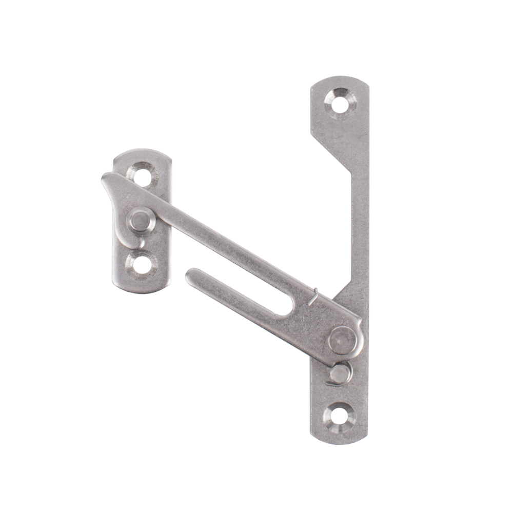 Stainless Steel Window Restrictor Stay - with 9.5mm Pin - Left Hand